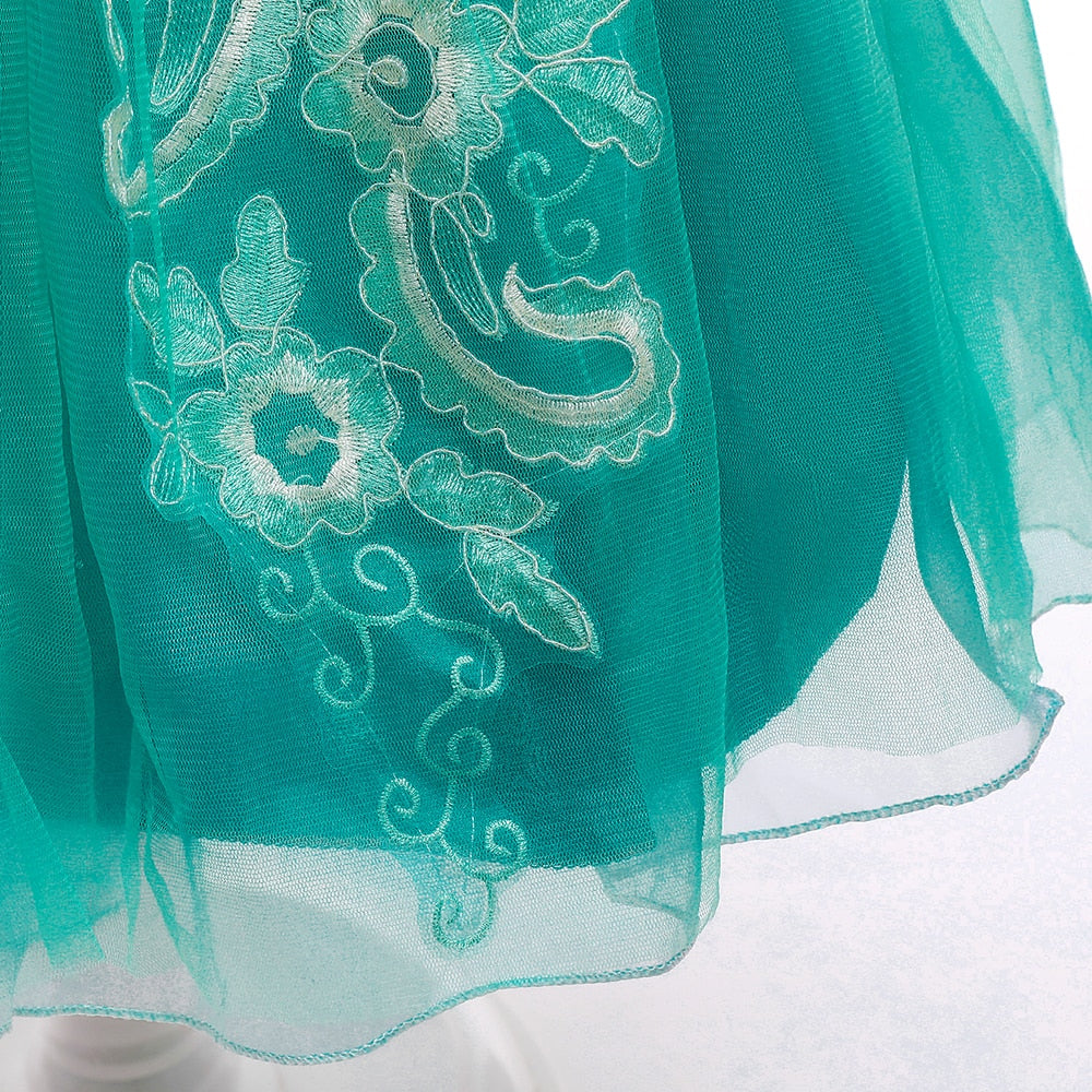 3pcs Mermaid Princess Dress for Girls 2Y-10Y