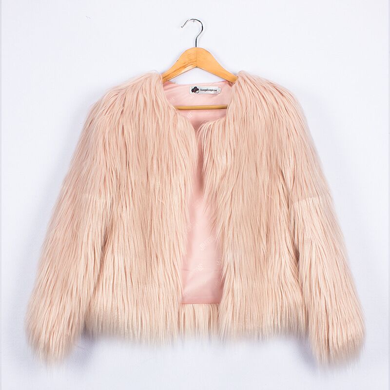 FAUX FUR JACKET FOR GIRLS 2Y-10Y