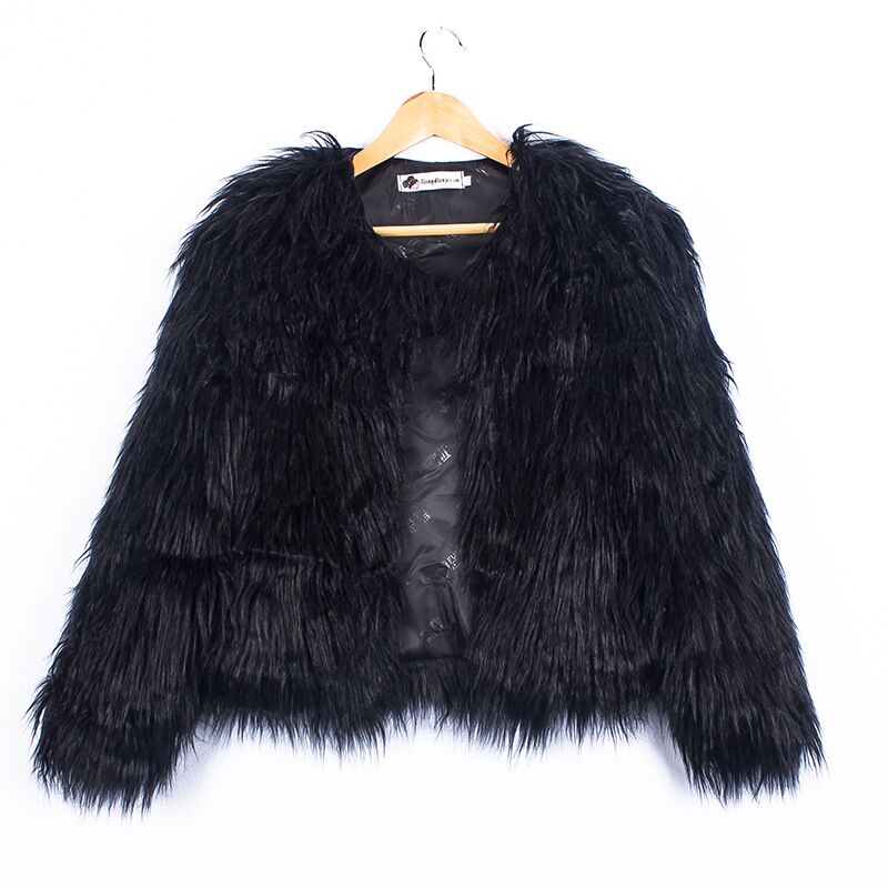 FAUX FUR JACKET FOR GIRLS 2Y-10Y