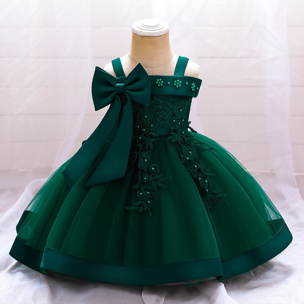 Bow and Lace Princess Dress for Babies 3M-3Y