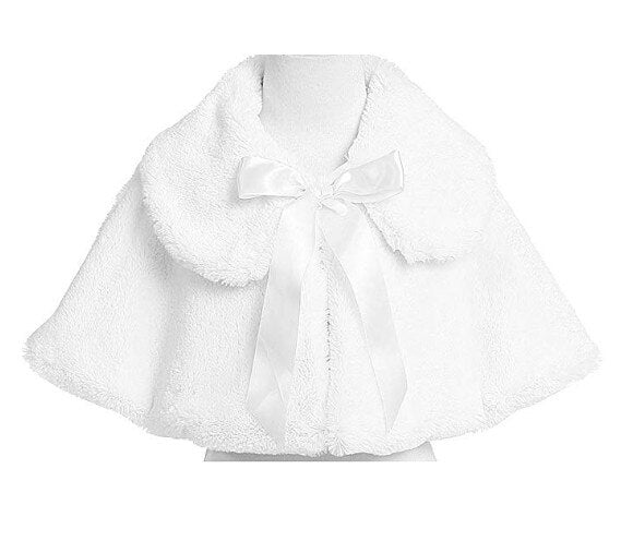 Fur Cape for Babies and Girls 3M-10Y