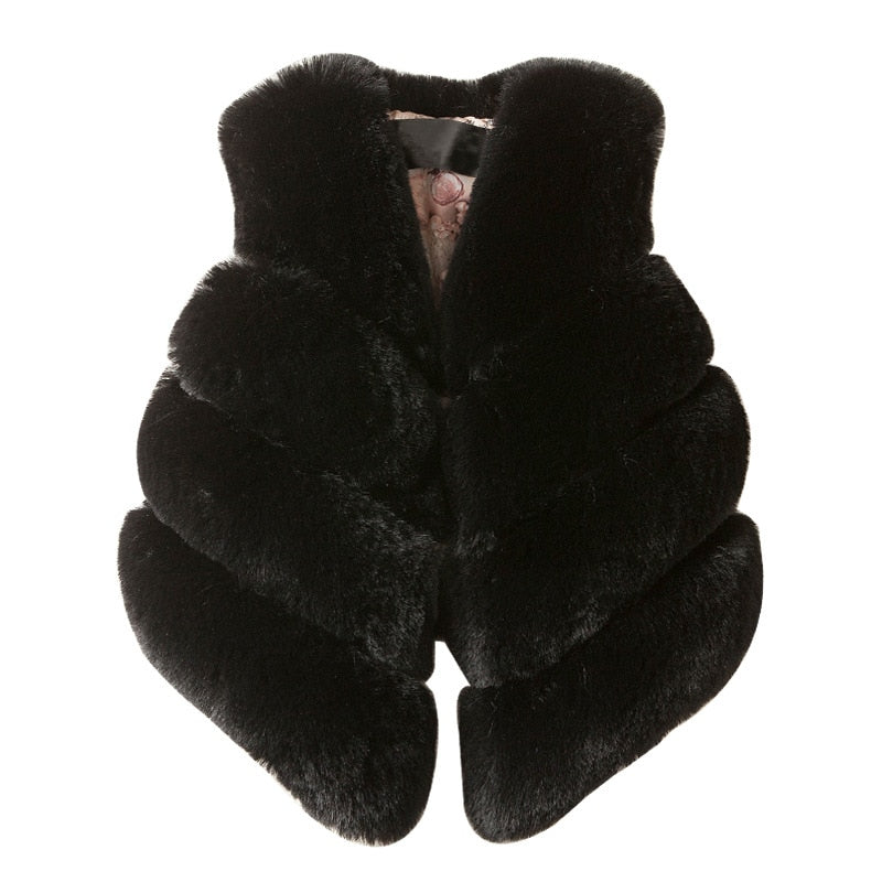 Faux fur Waistcoat for Girls 2Y-10Y